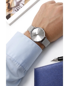 Купить Наручные часы Daniel Wellington Petite Unitone 36 S Silver  в E-mobi