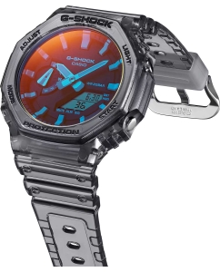 Купить Японские наручные часы Casio G-SHOCK GA-2100TLS-8A с хронографом  в E-mobi