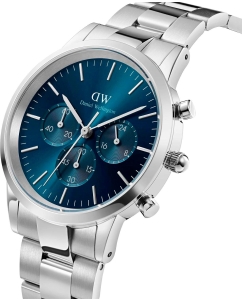 Купить Наручные часы Daniel Wellington Iconic Chronograph 42 Link S Arctic  в E-mobi