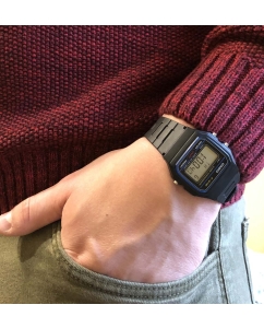 Купить Японские наручные часы Casio Illuminator F-91W-1YEG с хронографом  в E-mobi