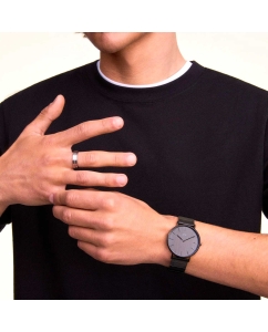 Купить Наручные часы Daniel Wellington Classic 40 Black Piano B Brushed Onyx  в E-mobi