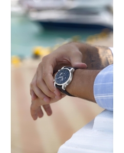 Купить Российские серебряные наручные часы NIKA 1876.0.9.82C с хронографом  в E-mobi