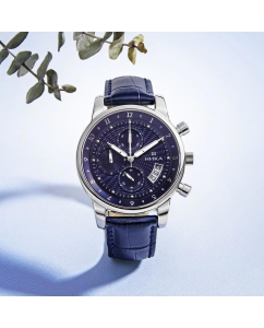 Купить Российские серебряные наручные часы NIKA 1876.0.9.82C с хронографом  в E-mobi