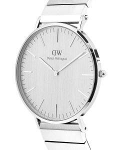 Купить Наручные часы Daniel Wellington Classic 40 Sterling Piano S Brushed Silver  в E-mobi