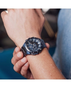 Купить Японские наручные часы Casio Edifice ECB-2200CB-2A с хронографом  в E-mobi