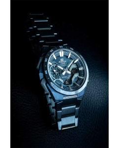 Купить Японские наручные часы Casio Edifice ECB-2200CB-2A с хронографом  в E-mobi