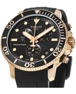 Купить Швейцарские наручные часы Tissot T-Sport Seastar T120.417.37.051.00 с хронографом  в E-mobi