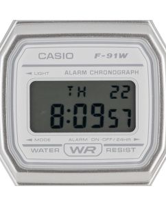Купить Японские наручные часы Casio Illuminator F-91WS-7EF с хронографом  в E-mobi