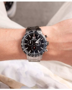 Купить Швейцарские титановые наручные часы Adriatica A8383.4114CH с хронографом  в E-mobi