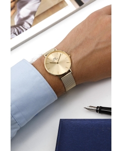 Купить Наручные часы Daniel Wellington Petite Unitone 36 G Gold  в E-mobi