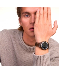 Купить Наручные часы Daniel Wellington Digital 42 Dark Brown  в E-mobi