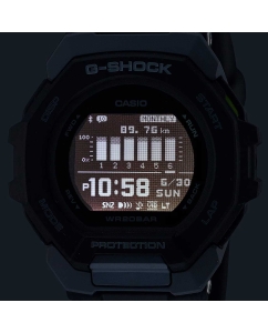 Купить Японские спортивные наручные часы Casio G-SHOCK GBD-300-1 с хронографом  в E-mobi