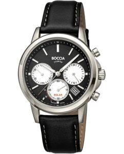 Купить Титановые наручные часы Boccia Titanium 3742-01 с хронографом в E-mobi