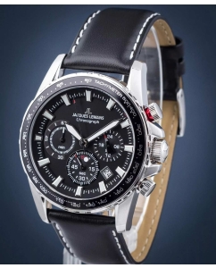 Купить Наручные часы Jacques Lemans 1-2099A с хронографом  в E-mobi