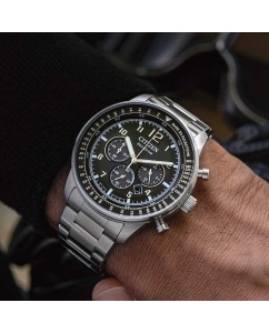 Купить Японские спортивные наручные часы Citizen CA4500-83E с хронографом  в E-mobi