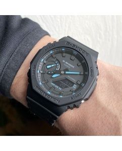 Купить Японские наручные часы Casio G-SHOCK GA-2100-1A2ER с хронографом  в E-mobi