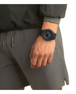 Купить Японские наручные часы Casio G-SHOCK GA-2100-1A2ER с хронографом  в E-mobi