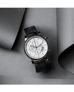 Купить Российские серебряные наручные часы NIKA 1876.0.9.22C с хронографом  в E-mobi