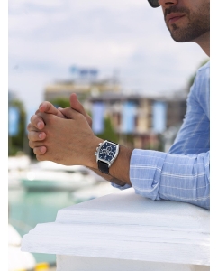 Купить Российские серебряные наручные часы NIKA 1264.0.9.83A с хронографом  в E-mobi