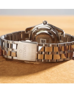 Купить Швейцарские механические наручные часы Titoni 93808-S-259  в E-mobi