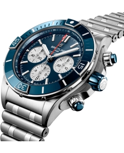 Купить Швейцарские механические наручные часы Breitling AB0136161C1A1 с хронографом  в E-mobi