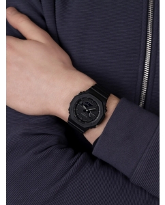 Купить Японские наручные часы Casio G-SHOCK GA-2100-1A1ER с хронографом  в E-mobi