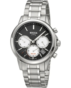 Купить Титановые наручные часы Boccia Titanium 3742-02 с хронографом в E-mobi