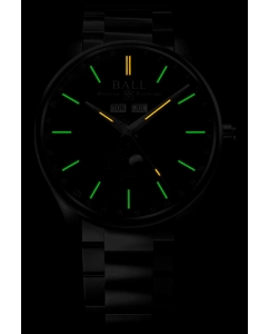 Купить Швейцарские механические наручные часы BALL NM3016C-S1J-GR  в E-mobi