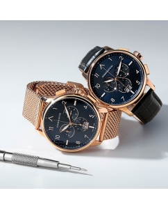 Купить Швейцарские наручные часы Cornavin CO.BD.09.B с хронографом  в E-mobi