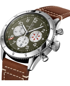 Купить Швейцарские механические наручные часы Breitling AB04452A1L1X1 с хронографом  в E-mobi