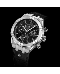 Купить Швейцарские механические наручные часы Maurice Lacroix AI6038-SS001-330-1 с хронографом  в E-mobi