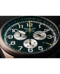 Купить Швейцарские наручные часы Aviator V.2.25.7.171.4 с хронографом  в E-mobi