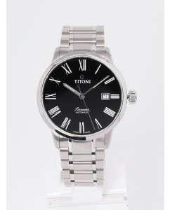 Купить Швейцарские механические наручные часы Titoni 83733-S-621  в E-mobi
