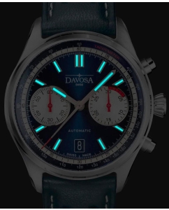 Купить Швейцарские механические наручные часы DAVOSA DAV.16153645 с хронографом  в E-mobi