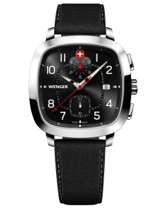 Купить Швейцарские наручные часы Wenger 01.1933.108 с хронографом в E-mobi