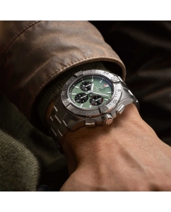 Купить Швейцарские механические наручные часы Breitling AB0147101L1A1 с хронографом  в E-mobi