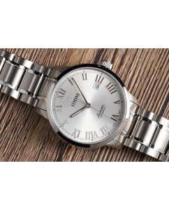 Купить Швейцарские механические наручные часы Titoni 83733-S-561  в E-mobi