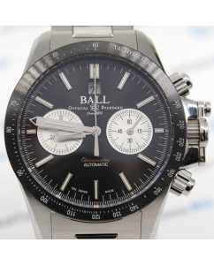 Купить Швейцарские механические наручные часы BALL CM2198C-S1CJ-BK с хронографом  в E-mobi