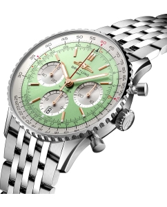 Купить Швейцарские механические наручные часы Breitling AB0139211L1A1 с хронографом  в E-mobi