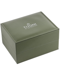 Купить Швейцарские механические наручные часы Titoni 83600-SY-BK-256  в E-mobi