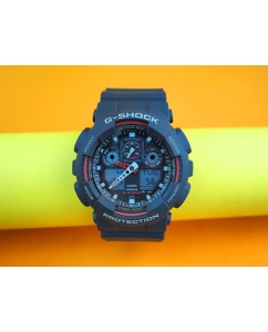 Купить Японские наручные часы Casio G-SHOCK GA-100-1A4 с хронографом  в E-mobi