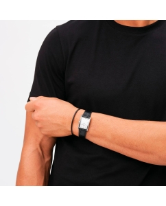 Купить Наручные часы Daniel Wellington Bound 35x24 Black croc leather S White  в E-mobi