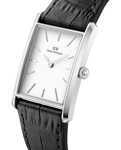 Купить Наручные часы Daniel Wellington Bound 35x24 Black croc leather S White  в E-mobi