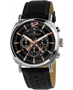 Купить Наручные часы Jacques Lemans 1-1645J с хронографом в E-mobi