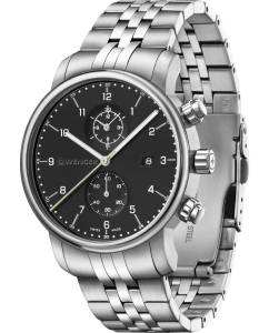 Купить Швейцарские наручные часы Wenger 01.1743.122 с хронографом  в E-mobi