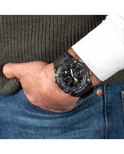 Купить Японские наручные часы Casio G-SHOCK GA-2000S-1AER с хронографом  в E-mobi
