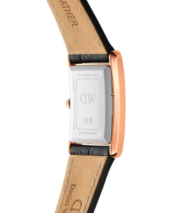 Купить Наручные часы Daniel Wellington Bound 35x24 Black croc leather RG White  в E-mobi
