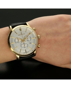 Купить Швейцарские наручные часы Delbana 42601.666.6.061 с хронографом  в E-mobi