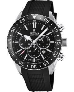 Купить Керамические наручные часы Festina F20515/2 с хронографом в E-mobi