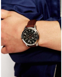 Купить Наручные часы Fossil FS4813 с хронографом  в E-mobi